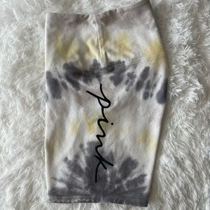 VS PINK Logo Script Cotton Bike Shorts | S